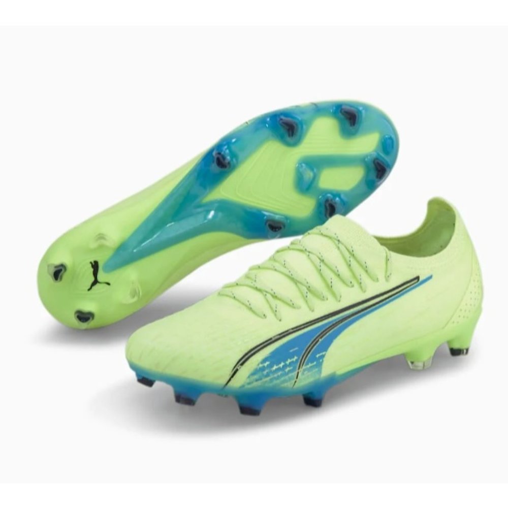 PUMA ULTRA ULTIMATE FG AG SOCCER CLEATS MEN'S Size 8.5 YELLOW NWOB